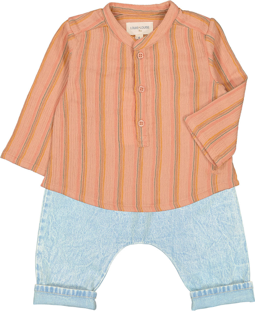 Baby Shirt Grand-Pere Stripes