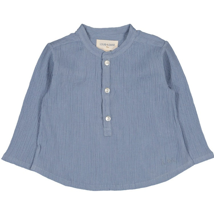 Baby Shirt Grand-Pere Cotton Crepe