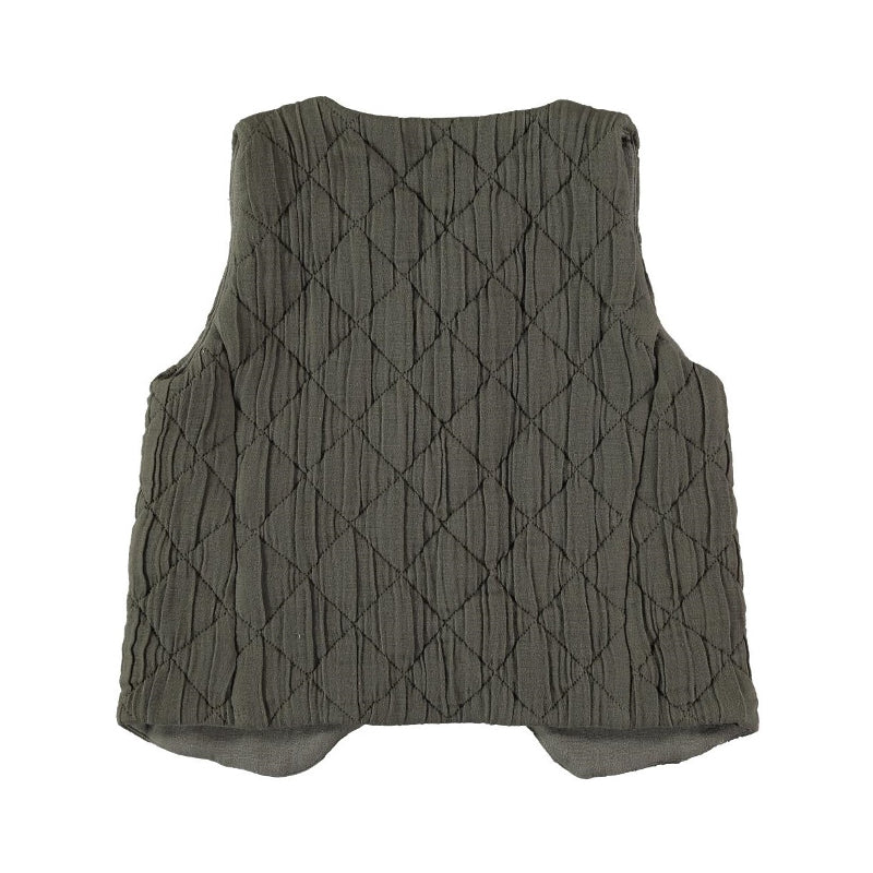 GRAY VEST WITH POCKETS