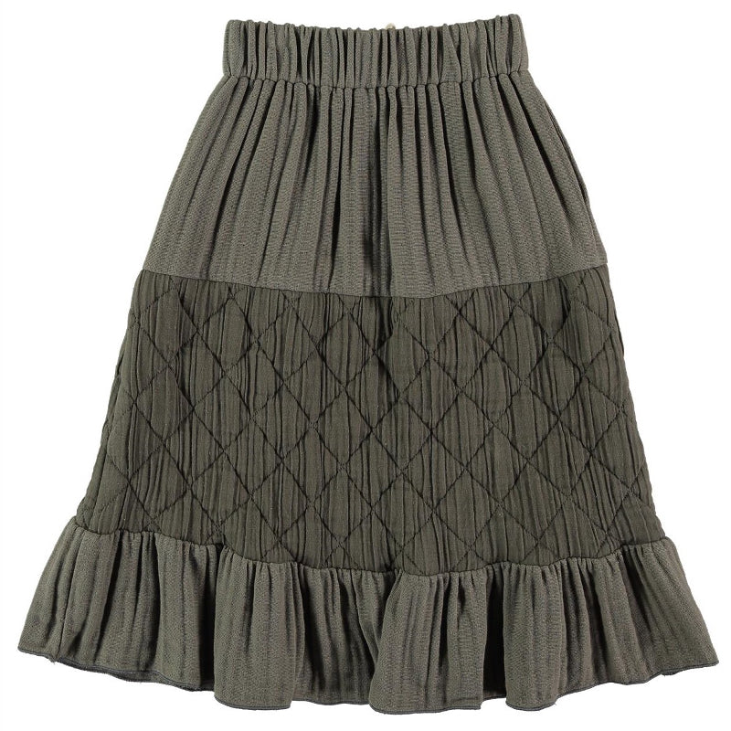 Padded Skirt Gray
